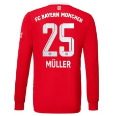 FC Bayern München Fotbalový Dres 2022-23 Thomas Müller 25 Domácí Dlouhý Rukáv