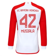 FC Bayern München Fotbalový Dres 2023-24 Jamal Musiala 42 Domácí Dlouhý Rukáv
