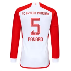 FC Bayern München Fotbalový Dres 2023-24 Pavard 5 Domácí Dlouhý Rukáv