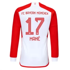 FC Bayern München Fotbalový Dres 2023-24 Sadio Mané 17 Domácí Dlouhý Rukáv