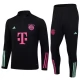FC Bayern München Tréninkové Soupravy 2023-24 - 1-4 Zip Černá