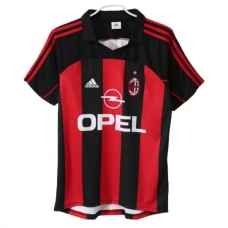 Fotbalové Dresy AC Milan Domácí Retro 2000-02