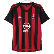 Fotbalové Dresy AC Milan Domácí Retro 2002-03