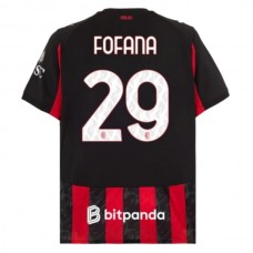 Fotbalové Dresy AC Milan Fofana 29 Domácí 2025-26