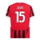 Fotbalové Dresy AC Milan Jović 15 Domácí 2024-25