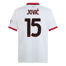 Fotbalové Dresy AC Milan Jović 15 Venkovní 2024-25