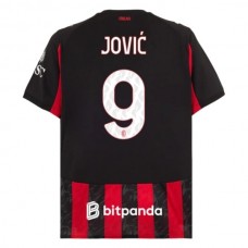 Fotbalové Dresy AC Milan Jović 9 Domácí 2025-26