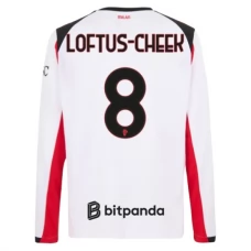 Fotbalové Dresy AC Milan Loftus-Cheek 8 Venkovní 2025-26 Dlouhý Rukáv