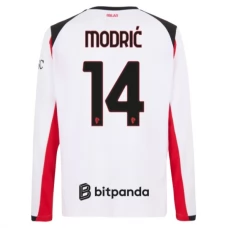 Fotbalové Dresy AC Milan Modrić 14 Venkovní 2025-26 Dlouhý Rukáv