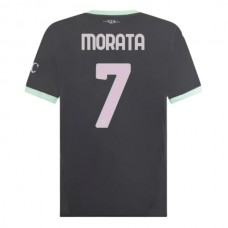 Fotbalové Dresy AC Milan Morata 7 Alternativní 2024-25