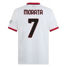 Fotbalové Dresy AC Milan Morata 7 Venkovní 2024-25