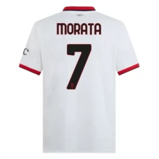 Fotbalové Dresy AC Milan Morata 7 Venkovní 2024-25