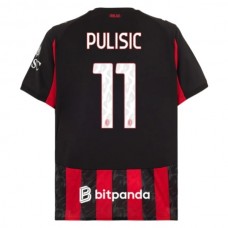 Fotbalové Dresy AC Milan Pulisic 11 Domácí 2025-26