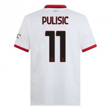 Fotbalové Dresy AC Milan Pulisic 11 Venkovní 2024-25