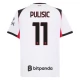 Fotbalové Dresy AC Milan Pulisic 11 Venkovní 2025-26