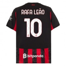 Fotbalové Dresy AC Milan Rafa Leão 10 Domácí 2025-26