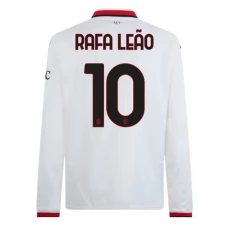 Fotbalové Dresy AC Milan Rafa Leão 10 Venkovní 2024-25 Dlouhý Rukáv
