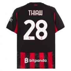 Fotbalové Dresy AC Milan Thiaw 28 Domácí 2025-26