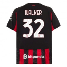 Fotbalové Dresy AC Milan Walker 32 Domácí 2025-26