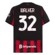 Fotbalové Dresy AC Milan Walker 32 Domácí 2025-26