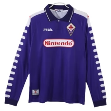 Fotbalové Dresy ACF Fiorentina Domácí Retro 1998-99 Dlouhý Rukáv