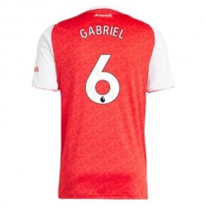 Fotbalové Dresy Arsenal Gabriel 6 Domácí 2025-26