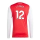 Fotbalové Dresy Arsenal J.Timber 12 Domácí 2025-26 Dlouhý Rukáv
