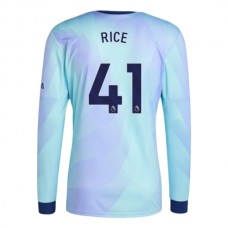Fotbalové Dresy Arsenal Rice 41 Alternativní 2024-25 Dlouhý Rukáv