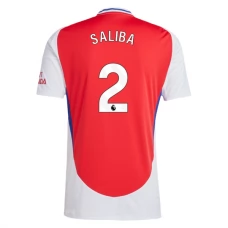 Fotbalové Dresy Arsenal Saliba 2 Domácí 2024-25