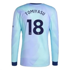 Fotbalové Dresy Arsenal Tomiyasu 18 Alternativní 2024-25 Dlouhý Rukáv