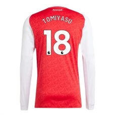Fotbalové Dresy Arsenal Tomiyasu 18 Domácí 2025-26 Dlouhý Rukáv
