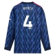 Fotbalové Dresy Arsenal White 4 Venkovní 2025-26 Dlouhý Rukáv