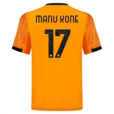 Fotbalové Dresy AS Řím Manu Kone 17 Venkovní 2025-26