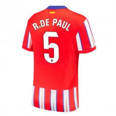 Fotbalové Dresy Atlético Madrid R.De Paul 5 Domácí 2024-25