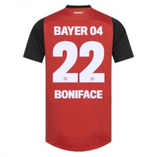 Fotbalové Dresy Bayer 04 Leverkusen Boniface 22 Domácí 2024-25
