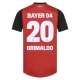 Fotbalové Dresy Bayer 04 Leverkusen Grimaldo 20 Domácí 2024-25