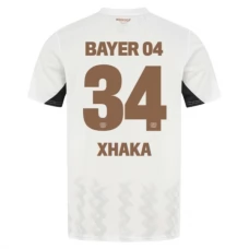 Fotbalové Dresy Bayer 04 Leverkusen Xhaka 34 Venkovní 2024-25