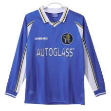 Fotbalové Dresy Chelsea Domácí Retro 1997-99 Dlouhý Rukáv