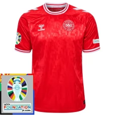 Fotbalové Dresy Dánsko Domácí Euro 2024 Patch