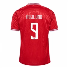 Fotbalové Dresy Dánsko Højlund 9 Domácí Euro 2024