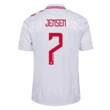 Fotbalové Dresy Dánsko Jensen 7 Venkovní Euro 2024