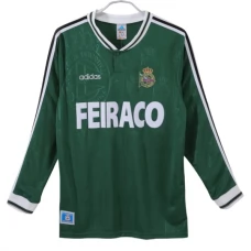 Fotbalové Dresy Deportivo de La Coruña Venkovní Retro 1999-00 Dlouhý Rukáv