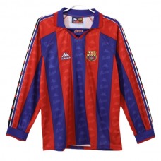 Fotbalové Dresy FC Barcelona Domácí Retro 1995-97 Dlouhý Rukáv