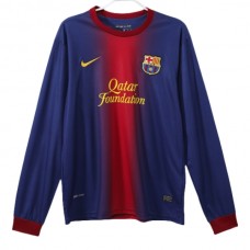 Fotbalové Dresy FC Barcelona Domácí Retro 2012-13 Dlouhý Rukáv