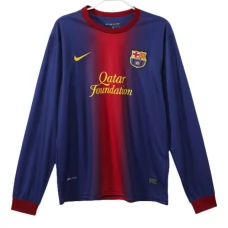 Fotbalové Dresy FC Barcelona Domácí Retro 2012-13 Dlouhý Rukáv