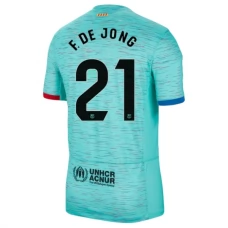 Fotbalové Dresy FC Barcelona F.De Jong 21 Alternativní 2023-24
