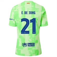 Fotbalové Dresy FC Barcelona F.De Jong 21 Alternativní 2024-25