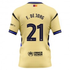 Fotbalové Dresy FC Barcelona F.De Jong 21 Venkovní 2025-26