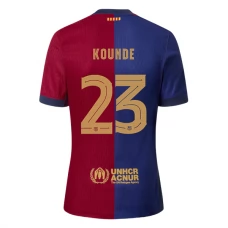 Fotbalové Dresy FC Barcelona Kounde 23 Domácí 2024-25