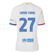 Fotbalové Dresy FC Barcelona Lamine Yamal 27 Venkovní 2023-24